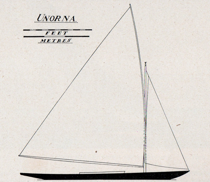 Unorna sailplan